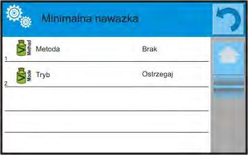 Uwaga: Sposób wprowadzania metod minimalnej naważki opisany jest w pkt. 29.14. instrukcji <Bazy danych/minimalna naważka>.
