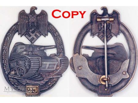 Pancerna Odznaka Szturmowa ; Tank Assault Badge ; Pancerna