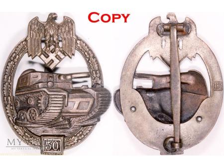 Pancerna Odznaka Szturmowa ; Tank Assault Badge ; Pancerna