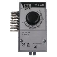 5.1. CONTROL EQUIPMENT 5.1. ELEMENTY AUTOMATYKI 5.1. ZUBEHÖR 5.1. СОСТАВНЫЕ ЭЛЕМЕНТЫ СИСТЕМЫ УПРАВЛЕНИЯ R55 Room thermostat with increased IP Termostat pomieszczeniowy o podwyższonym stopniu ochrony