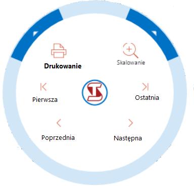 Po kliknięciu na przycisk "Drukuj" pojawia się okno ustawień drukarki za pomocą, którego można wydrukować dokument.