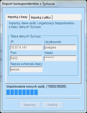 4. Migracja Organizacji Syriusz Dodano do Modułu Administratora edok