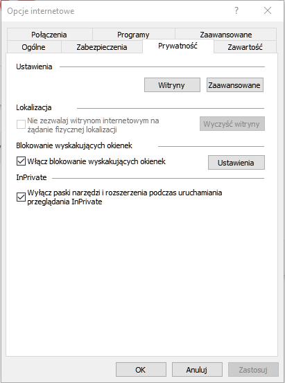 cookie, z wyjątkiem tych, które pochodzą od innych