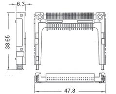 sockets Z GMS/SD/MMC AIO3X-12205BT00 Kingfont uniwersalne