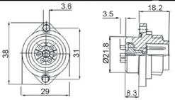 WEIPU - 3pin+PE, cable diameter 6mm WA22K4ZE2II WEIPU - 3pin+PE, średnica przewodu 8mm WA22K4ZE2II WEIPU - 3pin+PE, cable diameter 8mm WA22K4ZE2III WEIPU - 3pin+PE, średnica przewodu 10mm