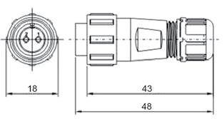 złącza przemysłowe SP13 - IP68 / SP13 IP68 - industrial connectors maksymalny prąd: do 13A maksymalne napięcie: do 250V osłona: gniazda i wtyki spełniają normy (UL94V-0) materiał styków: mosiądz