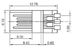 lutowania przewodów, odpowiednik: USBMP1A4DC plug USB type mini A, black insulator, solder type, eqivalent: USBMP1A4DC Z USBw-mBc wtyk USB typ mini B, biały izolator, do lutowania przewodów,