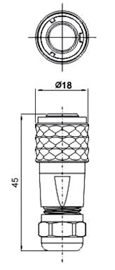 złącza przemysłowe SF12 - IP67 / SF12 IP67 - industrial connectors maksymalny prąd: do 13A maksymalne napięcie: do 250V osłona: gniazda i wtyki spełniają normy (UL94V-0) materiał styków: mosiądz