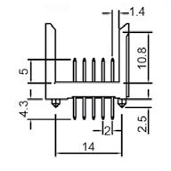 złącza typu Futurebus, raster 2.00mm cd. / cont. Futurebus connectors, pitch: 2.