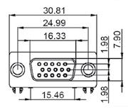 4mm Z DK09W9-2 Z DK15W9-2 Z DK25W9-2 Z DK37W9-2 Z DK09G9-2 Z DK15G9-2 Z DK25G9-2 Z DK37G9-2 wtyk 9 pin, styki ze stopu miedzi male 9 pin, copper alloy contacts wtyk 15 pin, styki ze stopu miedzi male