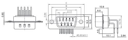miedzi female 9 pin, copper alloy contacts gniazdo 15 pin, styki ze stopu miedzi female 15 pin, copper alloy contacts gniazdo 25 pin, styki ze stopu miedzi female 25 pin, copper alloy contacts