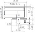 0 typ B, kątowe, czarny izolator, do druku 2411 03 LUMBERG, socket USB 2.0 type B, angled, black insulator, PCB Z USBg-Brb FCI 61729-0010BLF FCI, gniazdo USB 2.