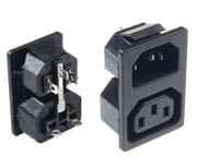 panel, zatrzaskowe female/male socket IEC