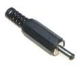 złącza DC (do zasilaczy) / power DC connectors DC Z WDC23507 wtyk zasilający DC φ2,35x0,7mm na przewód, plastik power plug DC Φ2,35x0,7mm for cable, plastic Z WDC3413 wtyk zasilający DC Φ3,4x1,3mm na