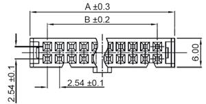 złącza IDC, raster: 2.54mm / IDC sockets, pitch: 2.
