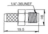 angle SMA male crimp type, RG58/U wtyk męski, SMA kątowy, zaciskany na przewód RG6 right angle SMA male