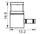 UHF female, double, insulator: derlin, body and pin brass nickel plated Z UHF702 wtyk UHF