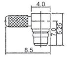 right angle receptacle złącza MCX, MMCX cd. / cont.