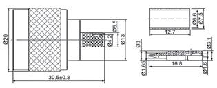 złącza N / N connectors Z N101 wtyk męski prosty, zaciskany na kabel HDF200 izolator z teflonu, korpus mosiężny niklowany, piny mosiężne złocone straigth N