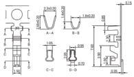 00mm złącze męskie, 3-pin, raster 2.00mm male plug, 3 pin, pitch 2.00mm złącze męskie, 4-pin, raster 2.00mm male plug, 4 pin, pitch 2.00mm złącze męskie, 5-pin, raster 2.