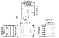 00 - Z K2038-pint pin do złącz K2038 pin for K2038 Z K2041F-2x02p Z K2041F-2x03p Z K2041F-2x04p Z K2041F-2x05p Z K2041M-2x02k Z K2041M-2x03k Z K2041M-2x04k Z K2041M-2x05k złącze żeńskie, 2x02-pin,