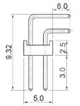 listwy stykowe cd. / cont. pin headers listwy stykowe, raster: 1.27mm cd. cont. pin headers, pitch: 1.27mm Z LG2x40S 1.