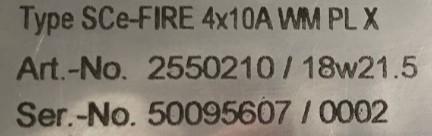 10 5 Dane produktu 5.1 Oznaczenie typu Przykład: SCe Smart Controller do pomp elektronicznych FIRE 4x 10A WM PL X Zastosowanie do instalacji p.