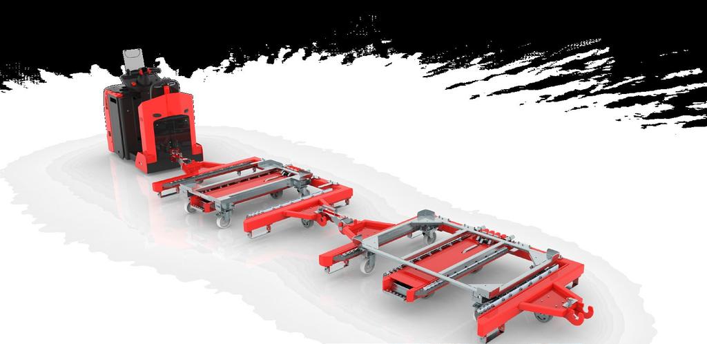 AIO TRANSPORT SYSTEM is a perfect solution for standardized, not requiring specific products for internal logistics.