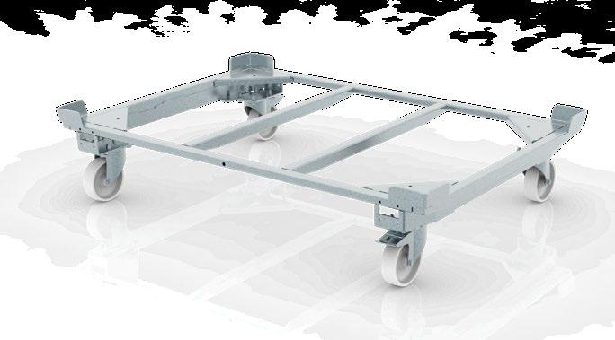 Very light construction, low height of working space and simply failurefree operation are its advantages.