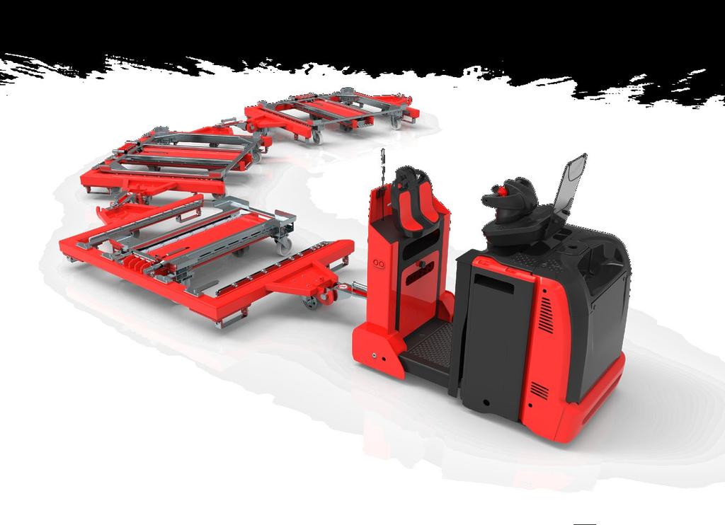 LOW TURNING RADIUS Thanks to rhomboidal traction system and the dimensions of AIO system it is very agile and allows to turn and turn back in