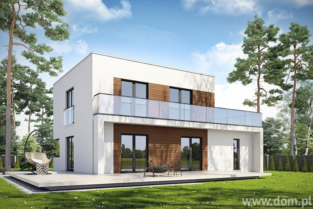 Projekt domu piętrowego PPE PRZYTULNY D25 CE (DOM EG1-17) Mała działka, więcej miejsca Komfortowym wyjściem jest, gdy powierzchnia zabudowy nie przekracza 30-40 % powierzchni działki, którą
