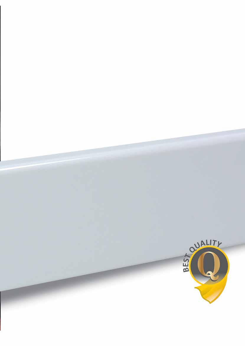 Dekoracyjna listwa MDF Modena Декоративный плинтус Модена Decorative skirting board Modena Kolekcja Modena to eleganckie listwy przypodłogowe wykonane z MDF (Medium - Density Fibreboard), pokryte