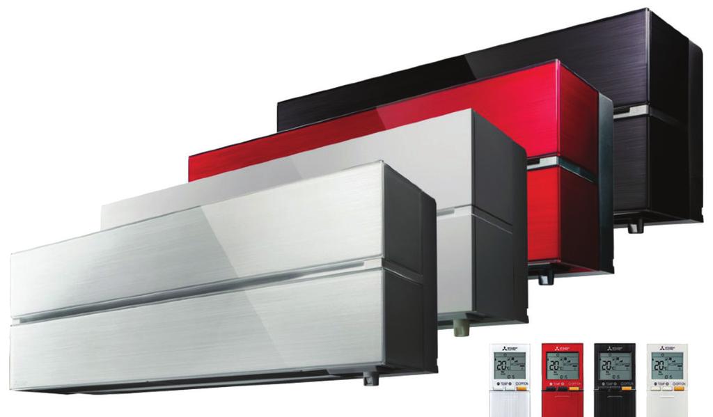 URZĄDZENIA ŚCIENNE / MITSUBISHI Klimatyzatory ścienne Mitsubishi MSZ-LN Diamond - dostępne w 4 kolorach, podwójna żaluzja w jedn.