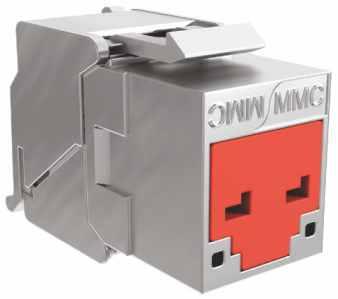 ZABEZPIECZENIE PORTU RJ45 PRZED WYPIĘCIEM WTYKU LOCKRJ45R KEYLOCKRJ45R Zabezpieczenie portu RJ45 przed nieautoryzowanym wypięciem wtyku RJ45 Wyjęcie blokady tylko przy użyciu dedykowanego klucza
