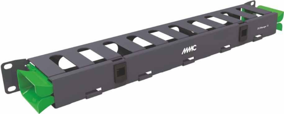 PANEL PORZADKUJĄCY 1U DCMANAGER1U Dane techniczne Wysoka jakość materiałów Wymiary: 482.6 mm x 80 mm x 43.5 mm Możliwość usunięcia przedniego panela Waga: 0.