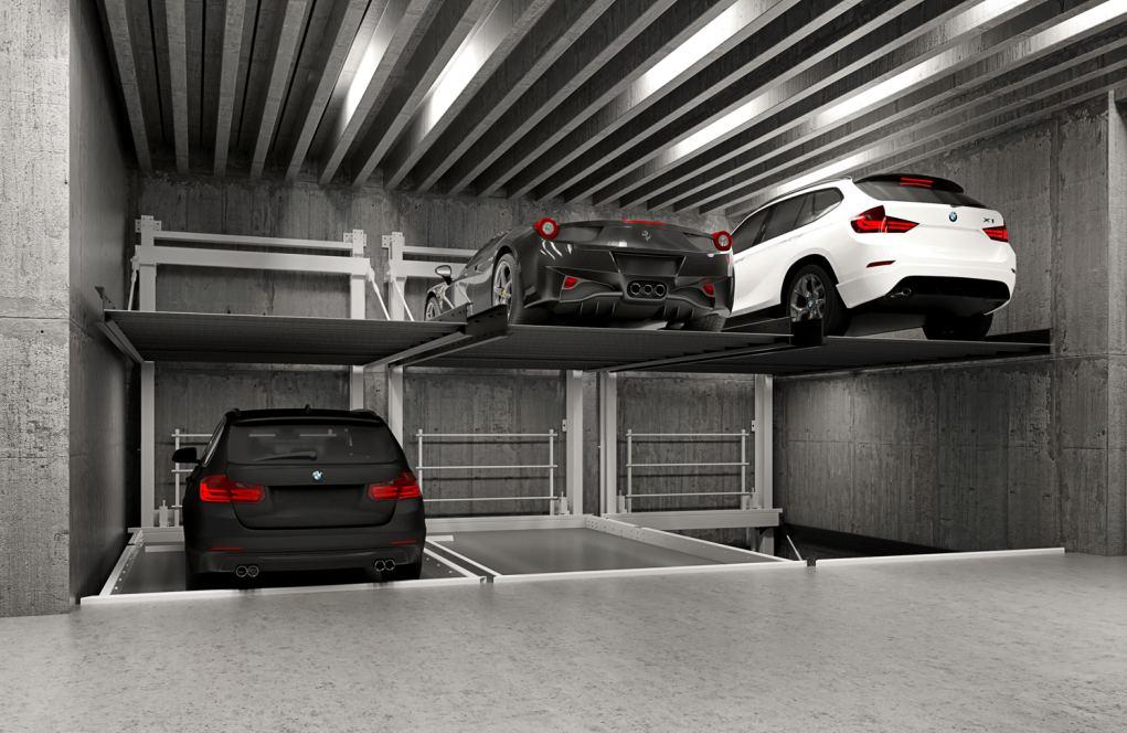 LIFT&SLIDE SYSTEM PARKINGOWY NIEZALEŻNY MODULO LIFT&SLIDE to system parkingowy niezależny oferujący trzy poziomy parkowania pojazdów -