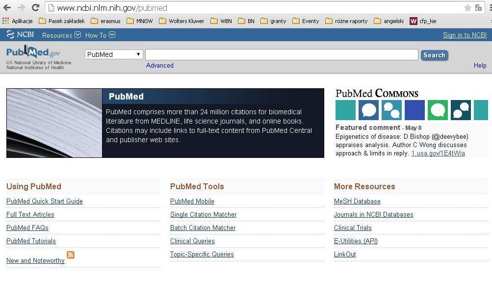 PubMed PubMed to jedna z największych baz