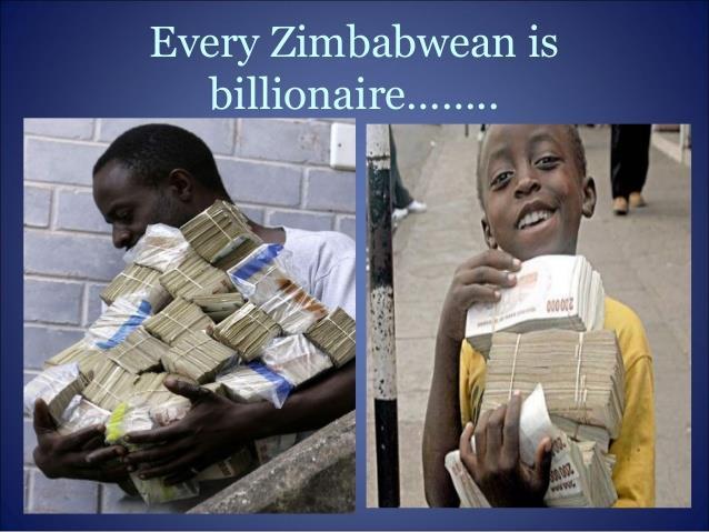 Każdy mieszkaniec Zimbabwe jest miliarderem Picture 1: Dwa zdjęcia z Zimbabwe, internet 1.4 Transakcje bezgotówkowe W dzisiejszych czasach, możemy płacić rachunki taniej dzięki Internetowi.