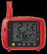 wyświetlaczem cyfrowym Pomiar temperatury Pomiar wilgotności względnej Rejestrator danych Wyświetlanie temperatury punktu rosy Przyrząd do monitorowania jakości powietrza w pomieszczeniach Możliwość