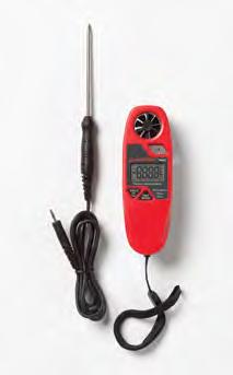 TMA5 Miniaturowy anemometr Pomiar prędkości przepływu powietrza (m/s) Pomiar temperatury Pomiar wilgotności Automatyczny wybór zakresu Wbudowana pamięć na dane pomiarowe (zapamiętywanie wskazań)