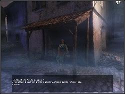 Znajdujesz się okolicach ruin. Podejdź do Janosa (14) i po krótkiej rozmowie spójrz w lewo, na leżące na ziemi kości.