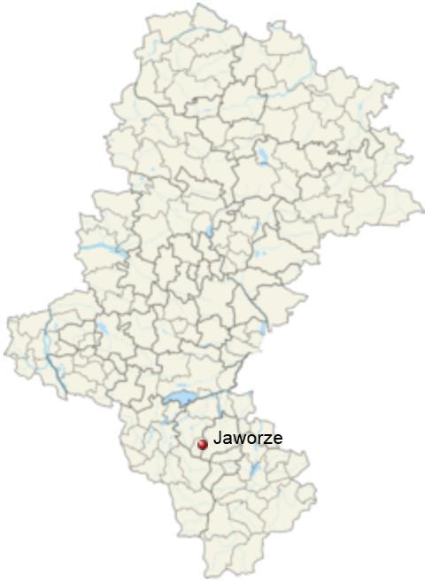 1.2. Lokalizacja projektu Jaworze gmina wiejska w południowej części województwa śląskiego, w południowo-zachodniej części powiatu bielskiego, na granicy z powiatem cieszyńskim.