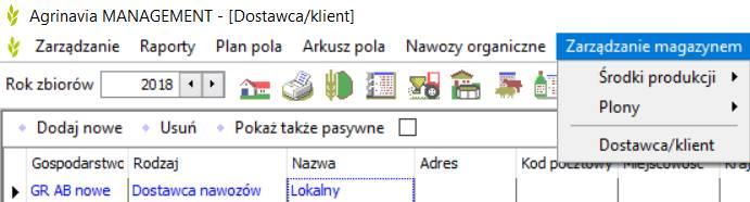 własnego magazynu.