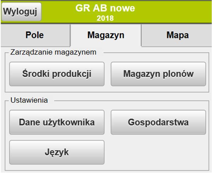Dostęp w wersji mobilnej Dostęp do magazynu plonów jest możliwy również w wersji mobilnej. Można dzięki temu dokonywać rejestracji za pomocą telefonu, który zawsze jest pod ręką.