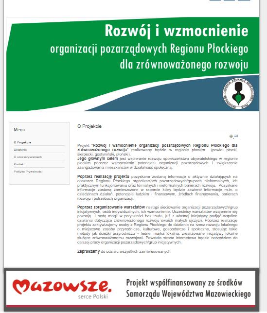Działania w Internecie www.