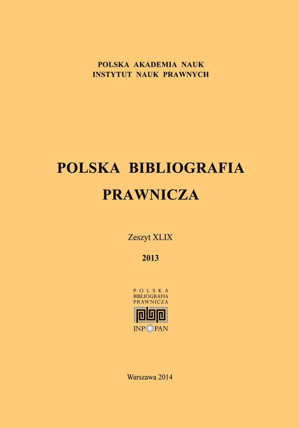 POLSKA BIBLIOGRAFIA