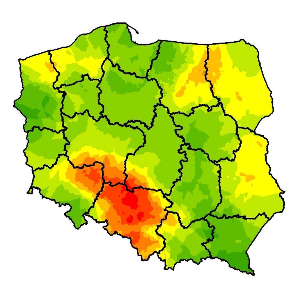 Podsumowanie Grupowanie nadleśnictw metodą niehierarchiczną [k-średnich] wg powierzchni występowania