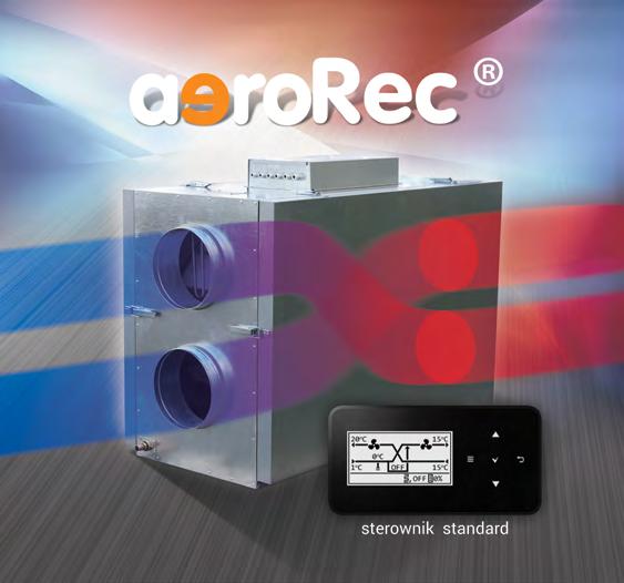 Rekuperatory aerorec VX250, VX400, HX400, HX600 Instrukcja
