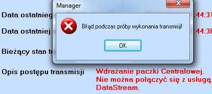 Strona 6 z 9 Jeżeli transmisja będzie nieskuteczna z powodu braku