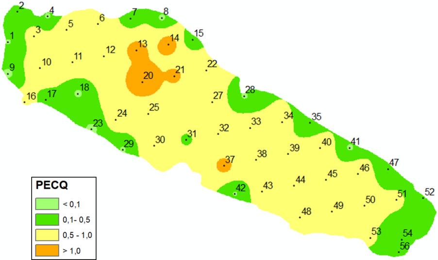 58 K. Rozpondek, R. Rozpondek szą głębokością [12]. Najniższe wartości wskaźników zaobserwowano w regionach środkowym, południowym i wschodnim.